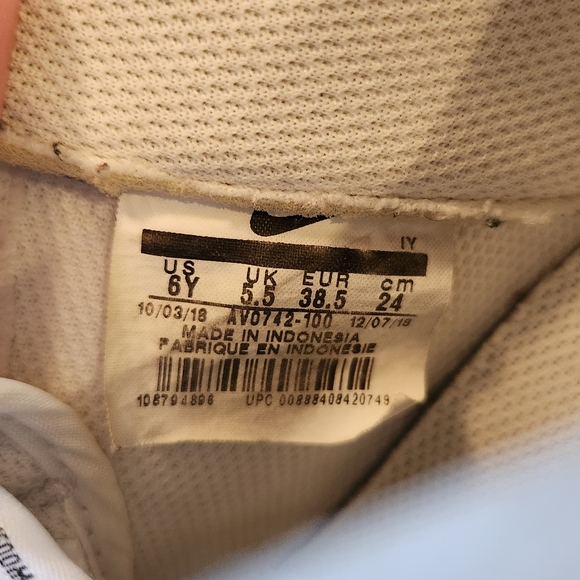 Nike Air Force 1 Low Have A Nike Day Smiley Face Shoes Sneakers Size Youth 6 - Picture 9 of 9